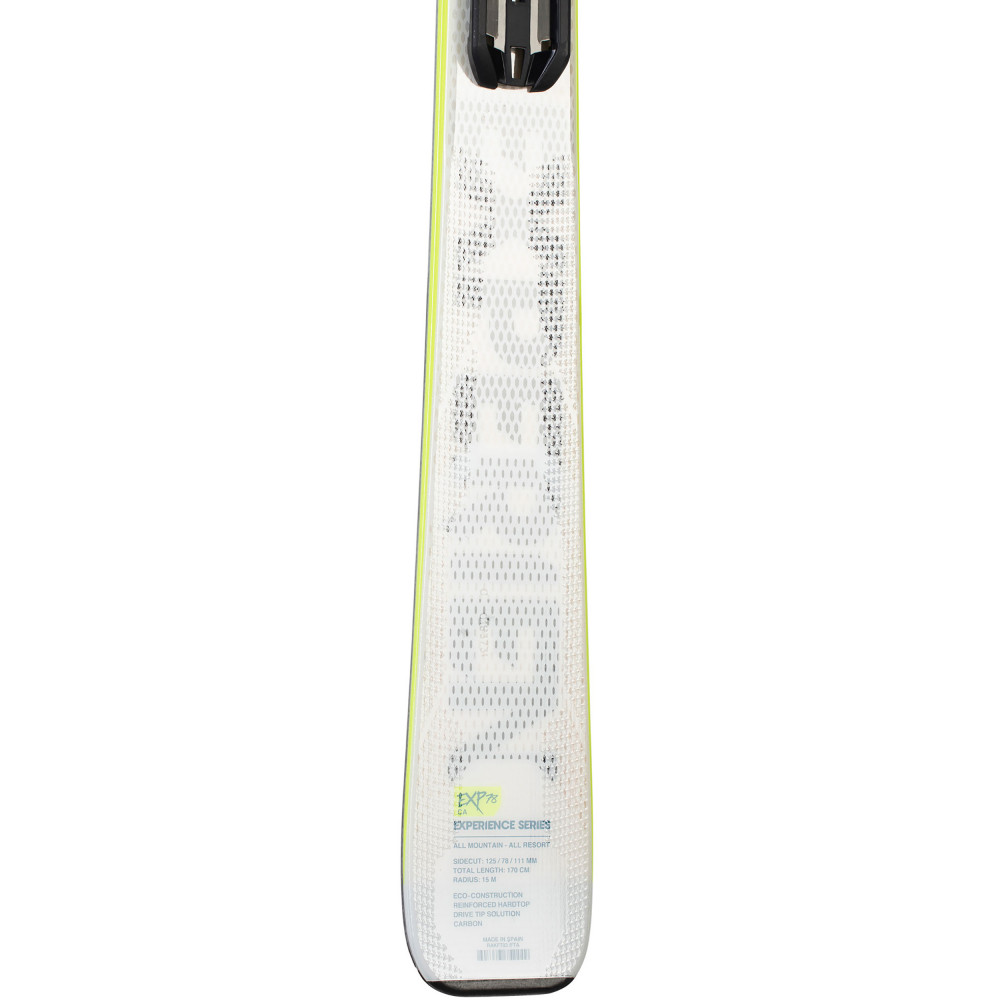 SKI EXPERIENCE 78 CARBON + BINDINGS XPRESS 10 GW B83 BLACK CHROME