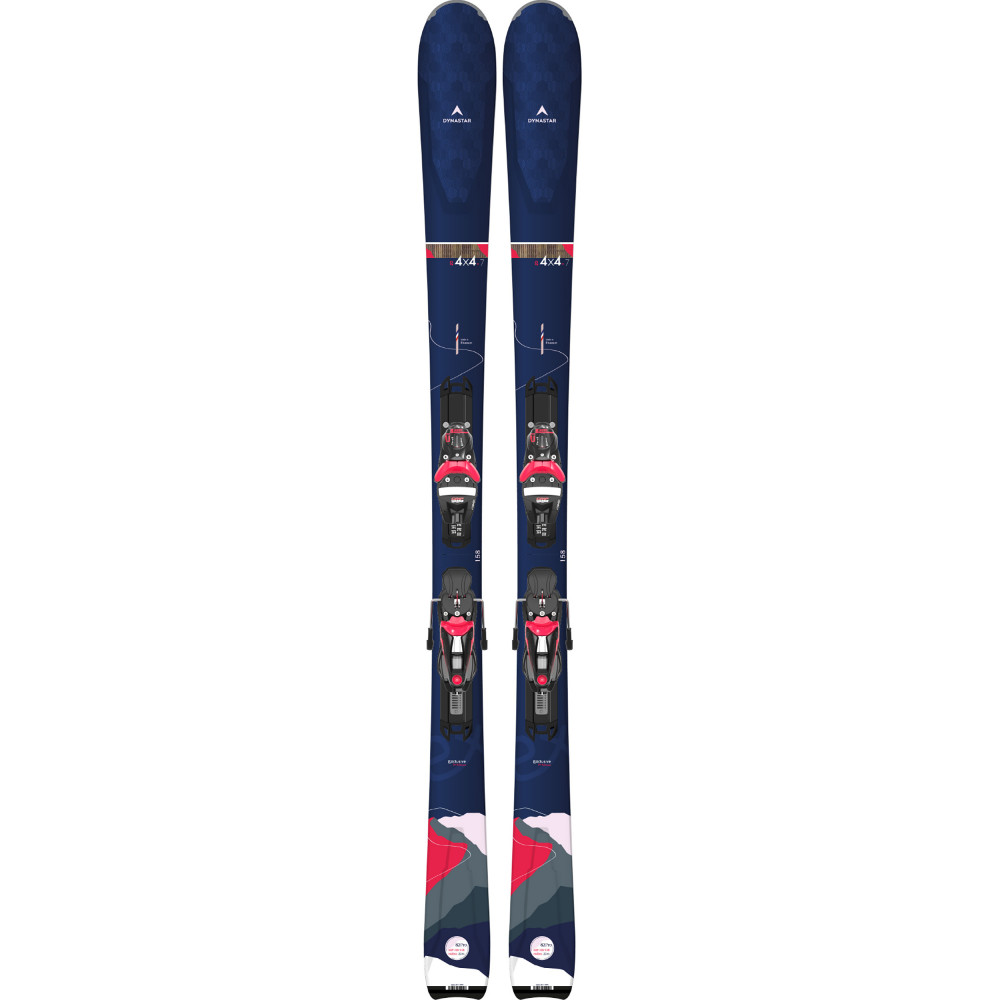 SKI E 4X4 7 + BINDUNGEN NX 12 KONECT GW B90 BLK PINK
