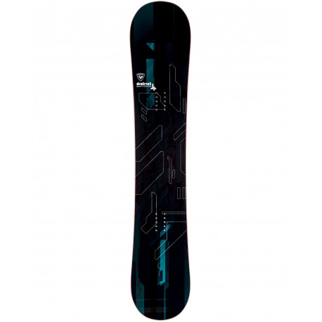 SNOWBOARD DISTRICT BLACK + ATTACCHI BATTLE BLACK/WHITE M/L (40.5-48)