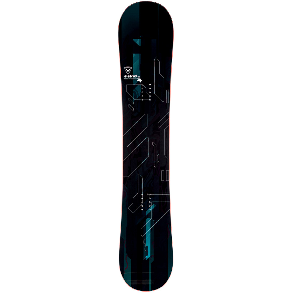 SNOWBOARD DISTRICT BLACK + ATTACCHI BATTLE BLACK/WHITE M/L (40.5-48)