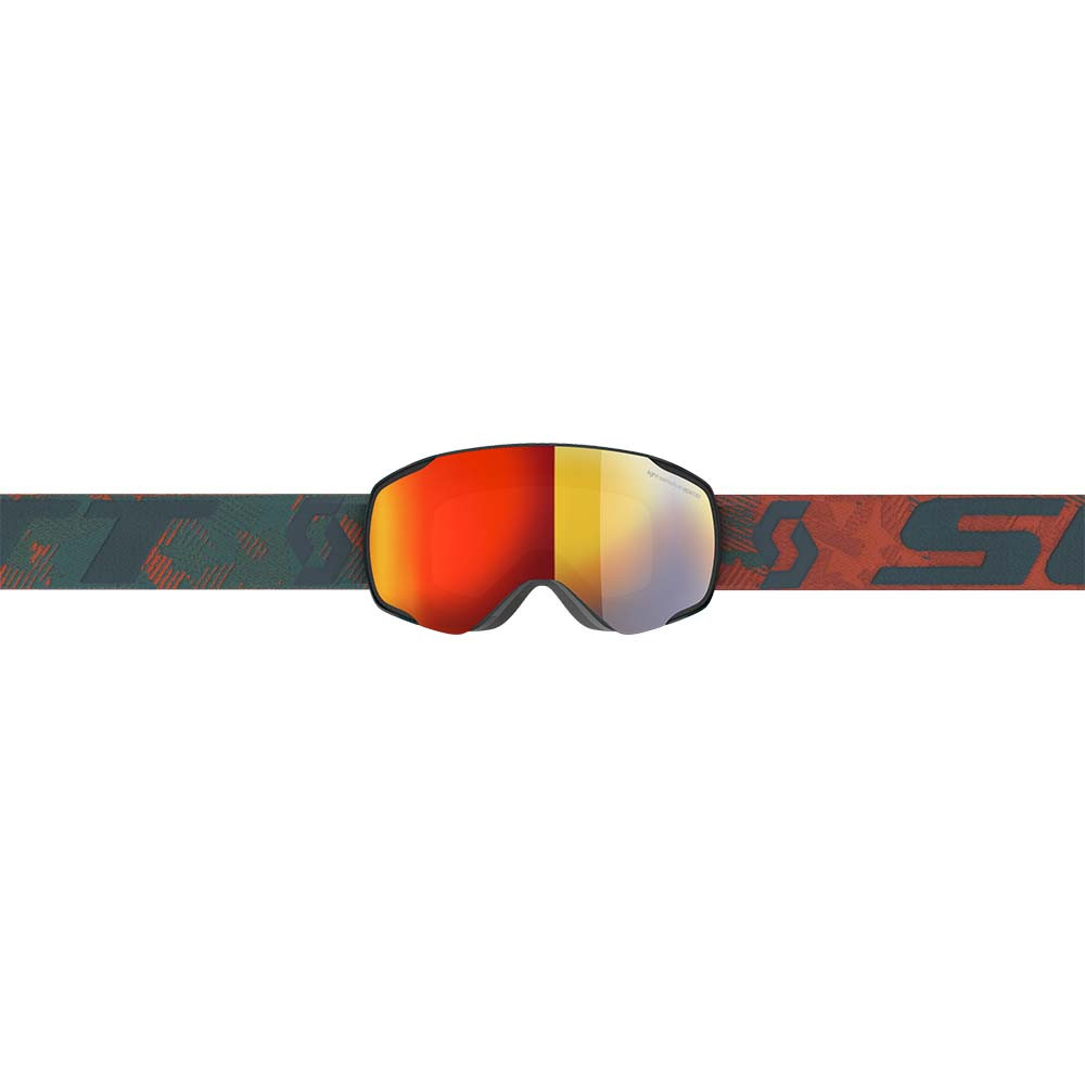 GOGGLE VAPOR LIGHTSENSITIVE RED CHROME SOMBRE GREEN/PUMPKIN ORANGE