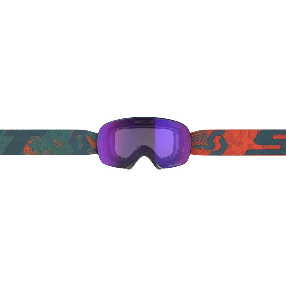 GOGGLE LCG EVO LS SOMBRE GREEN/PUMPKIN ORANGE LIGHT SENSITIVE BLUE CHROME