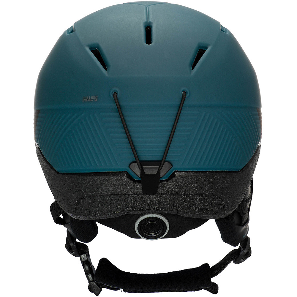 Casque ski femme bleu moulé avec visière - Opti Ski