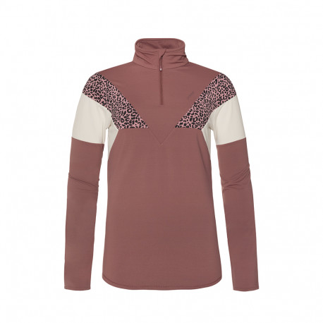 SUETER YINGSA 1/4 ZIP TOP PETAL PINK