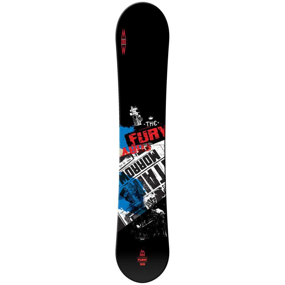 SNOWBOARD FURY + FIXATION AXIOM BLACK BLUE - Taille: L