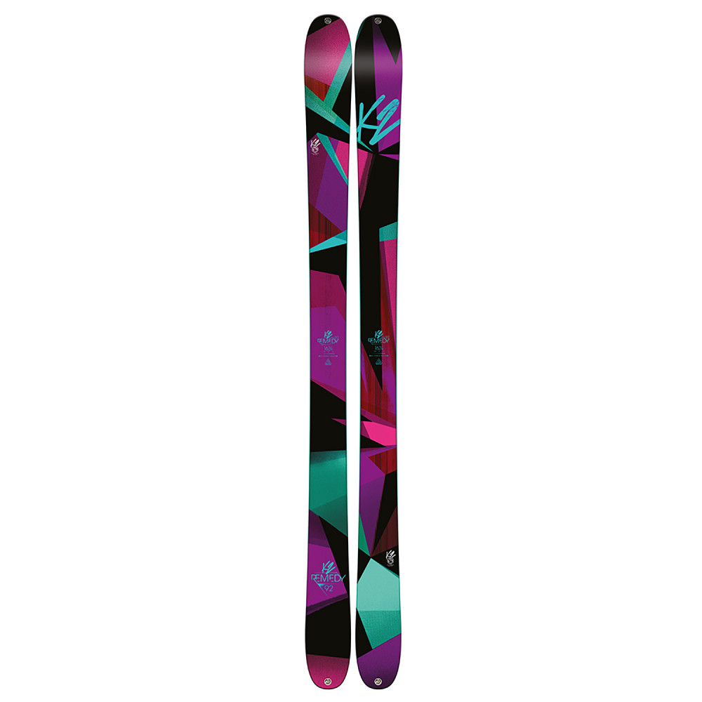 SKI REMEDY 92 + FIXATIONS SAPHIR 110 B93 BLACK WHITE