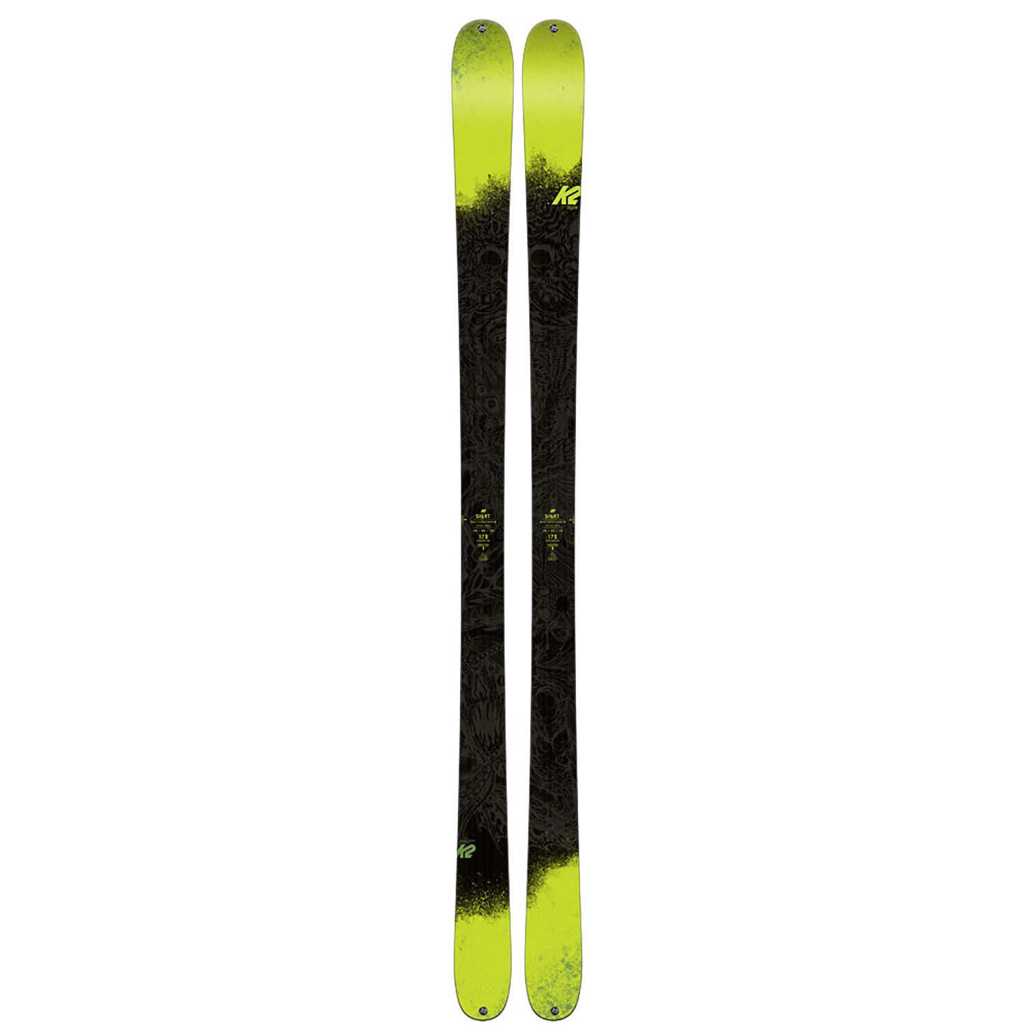 K2 SKI SIGHT + FIXATIONS SQUIRE 11 90 MM RED - Easy Gliss