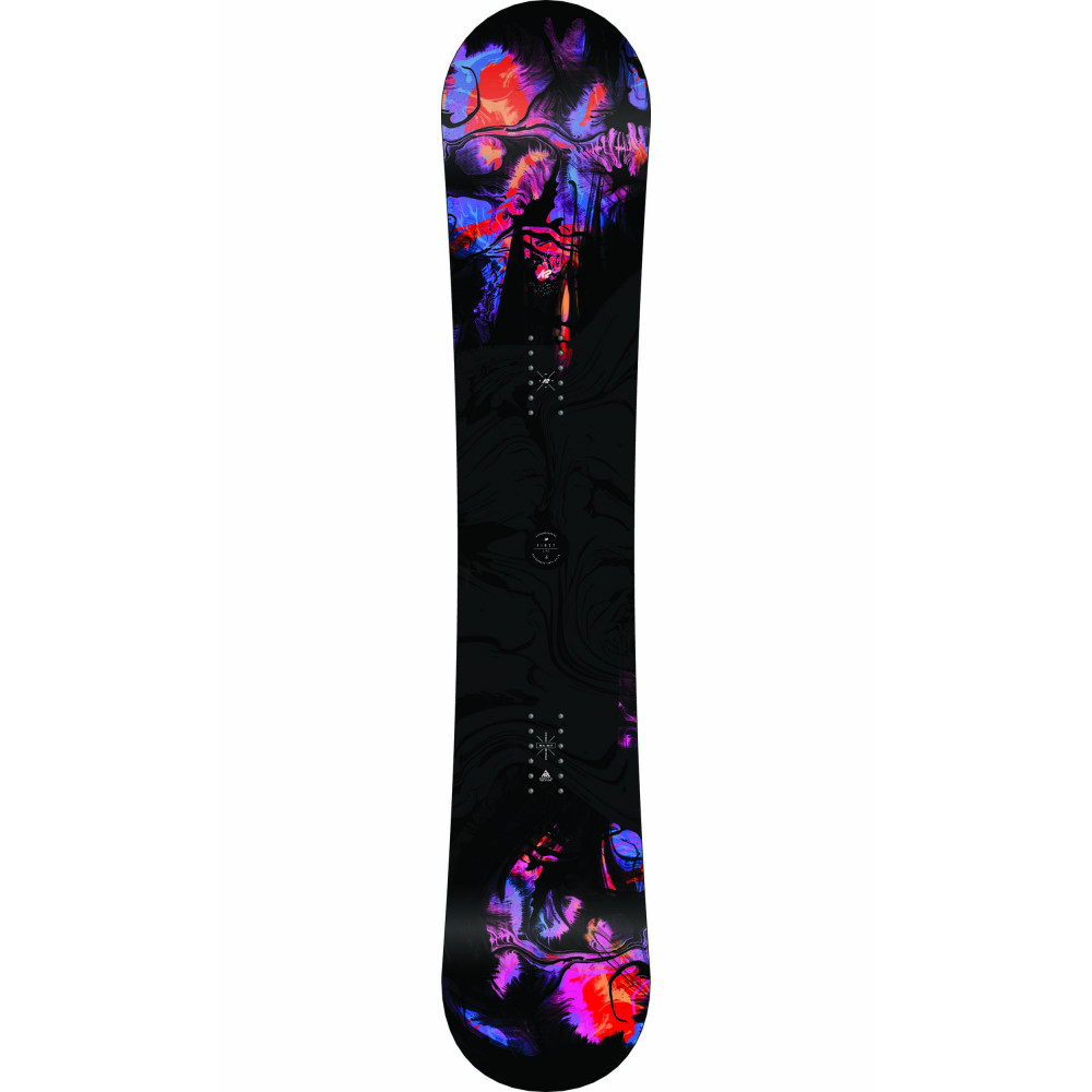 SNOWBOARD FIRST LITE + FIXATIONS K2 MURAL BLACK - Taille: M