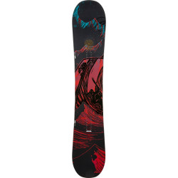 SNOWBOARD ANGUS + FIXATIONS ROSSIGNOL COBRA BLACK - Taille: M/L