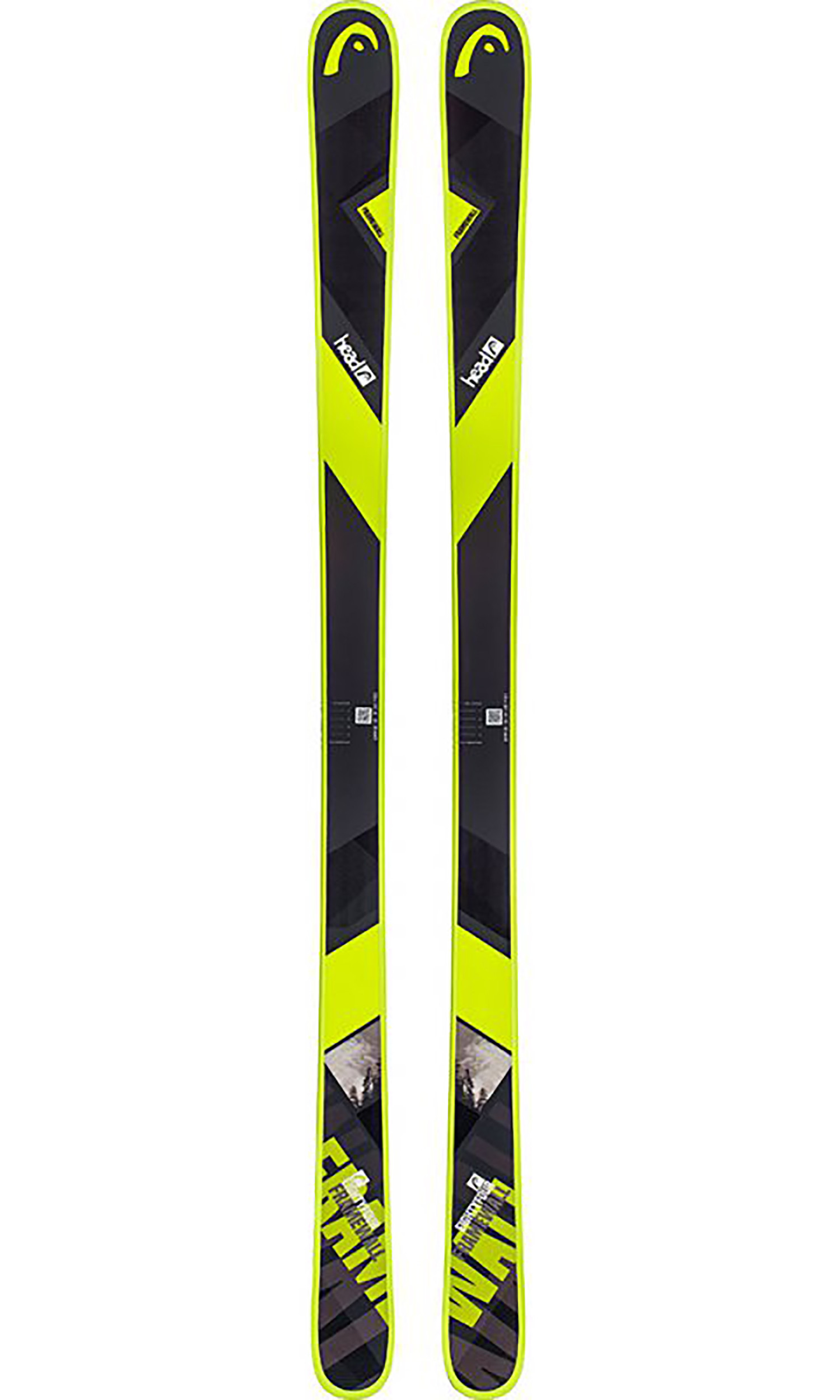 Skis HEAD FRAME WALL 171 Cm Avec Fixations – Occasion, Bon état, Parfait Pour Rider