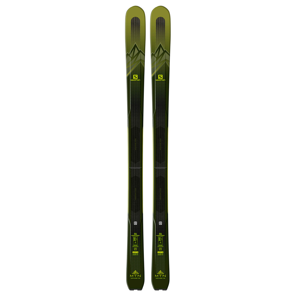 SALOMON SKI MTN EXPLORE 88 GREEN/KAKI FIXATIONS SALOMON LAB
