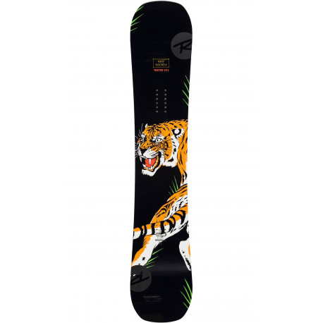 SNOWBOARD RETOX + FIXATIONS ROSSIGNOL COBRA BLACK  - Taille: M/L