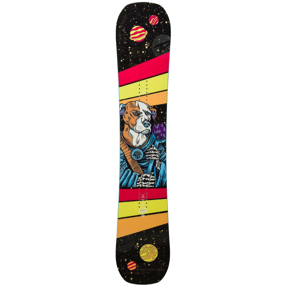 SNOWBOARD RETOX + FIXATIONS ROSSIGNOL COBRA BLACK - Taille: M/L (40.5-48)