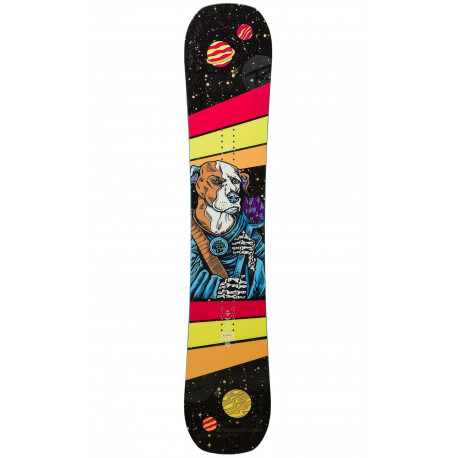 SNOWBOARD RETOX + FIXATIONS INDY BLACK  - Taille: XL (44.5-50)