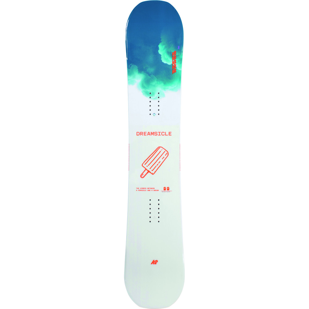 SNOWBOARD DREAMSICLE + FIXATIONS ROSSIGNOL DIVA  - Taille: S/M