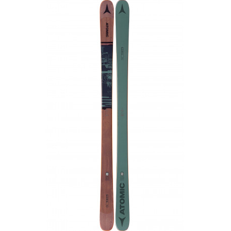 SKI PUNX SEVEN GREEN/BROWN + FIXATIONS MARKER GRIFFON 13 ID BLACK  - Taille: 90 MM