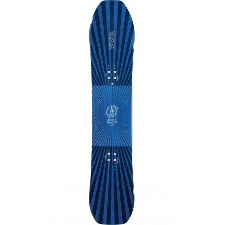 SNOWBOARD PARTY PLATTER + FIXATIONS K2 SONIC WHITE - Taille: XL (44.5-50)