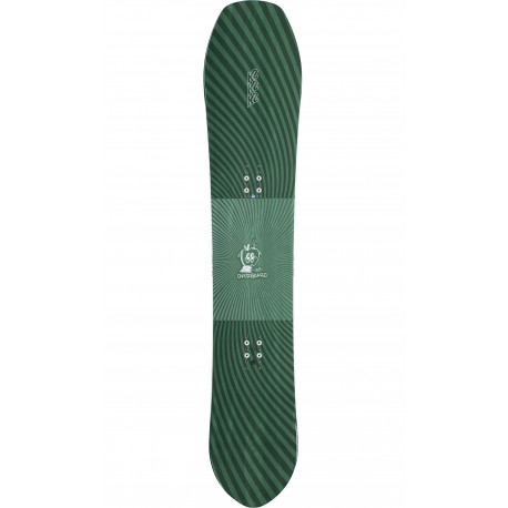 SNOWBOARD OVERBOARD + FIXATIONS K2 LINE UP BLACK  - Taille: L (40.5-46)