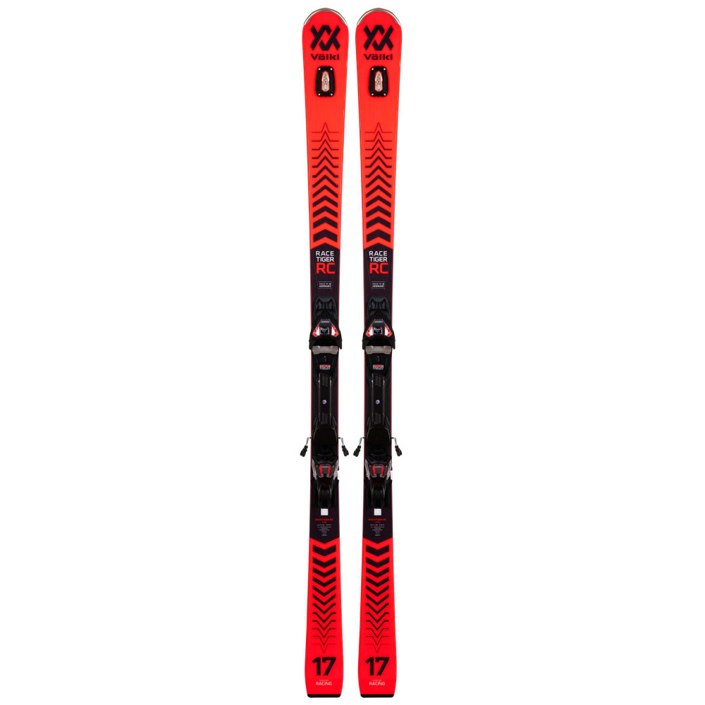 SKI RACETIGER RC BLK VMOT3 + ATTACCHI VMOTION 12 GW