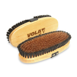 BROSSE OVALE RACING BRONZE DUR / CRIN DE CHEVAL