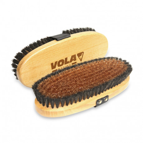 BROSSE OVALE RACING BRONZE DUR / CRIN DE CHEVAL