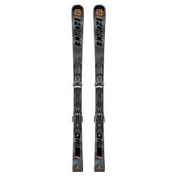 SKI S/FORCE 9 + FIXATIONS M10GW BLACK L90