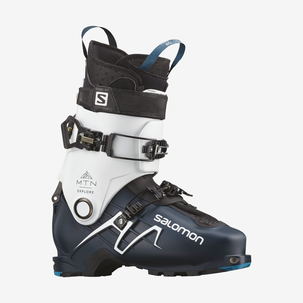 SALOMON SCARPONI DA SCI ALPINISMO MTN EXPLORE PETROL BLUE Easy Gliss