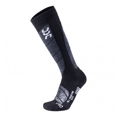 CALCETINES DE ESQUÍ UYN MAN SKI ALL MOUNTAIN SOCKS BLACK/WHITE