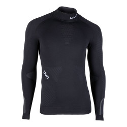 SUETER AMBITYON UW SHIRT LONG SLEEVE TURTLE NECK BLACKBOARD/BLACK/WHITE