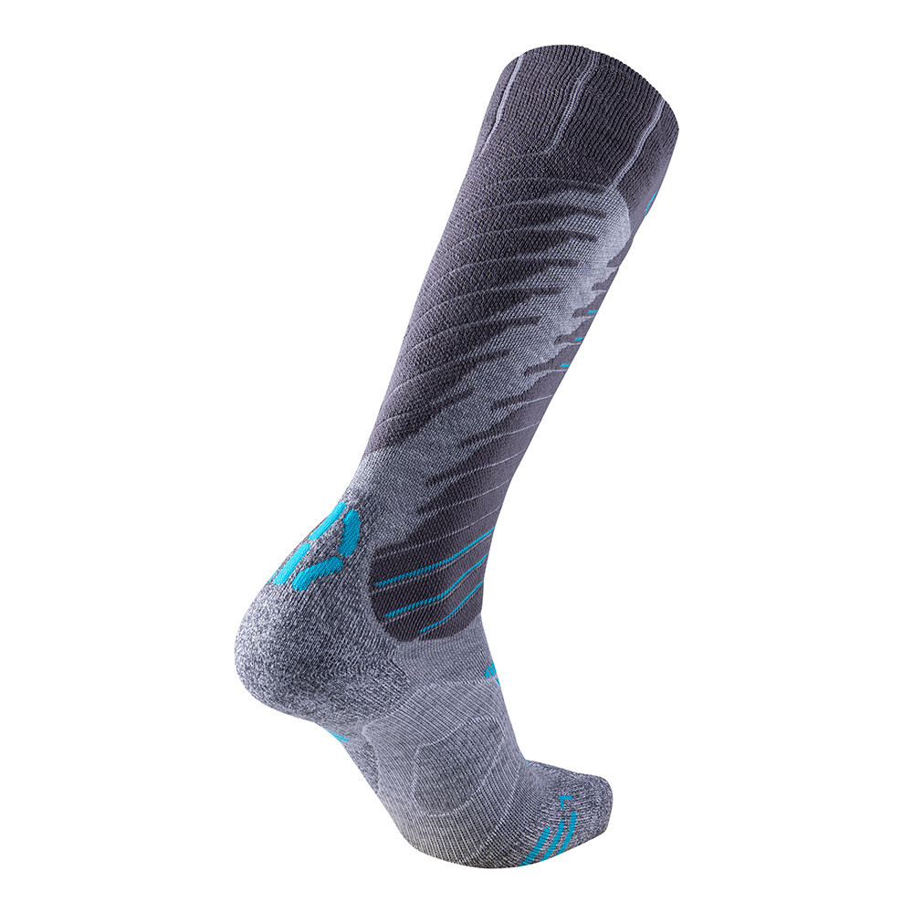 CALCETINES DE ESQUÍ LADY SKI COMFORT FIT SOCKS GREY/TURQUOISE