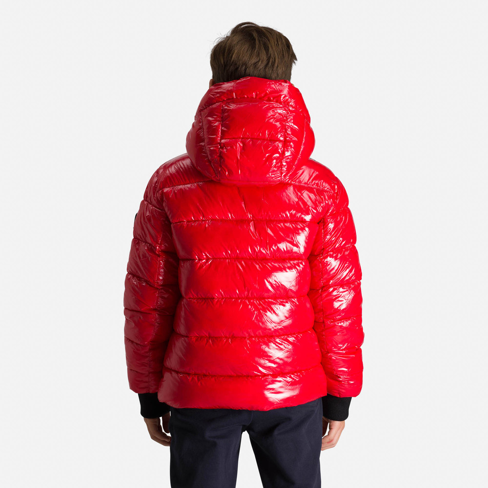 SKI JACKET BOY CESAR DOWN JKT CARMIN