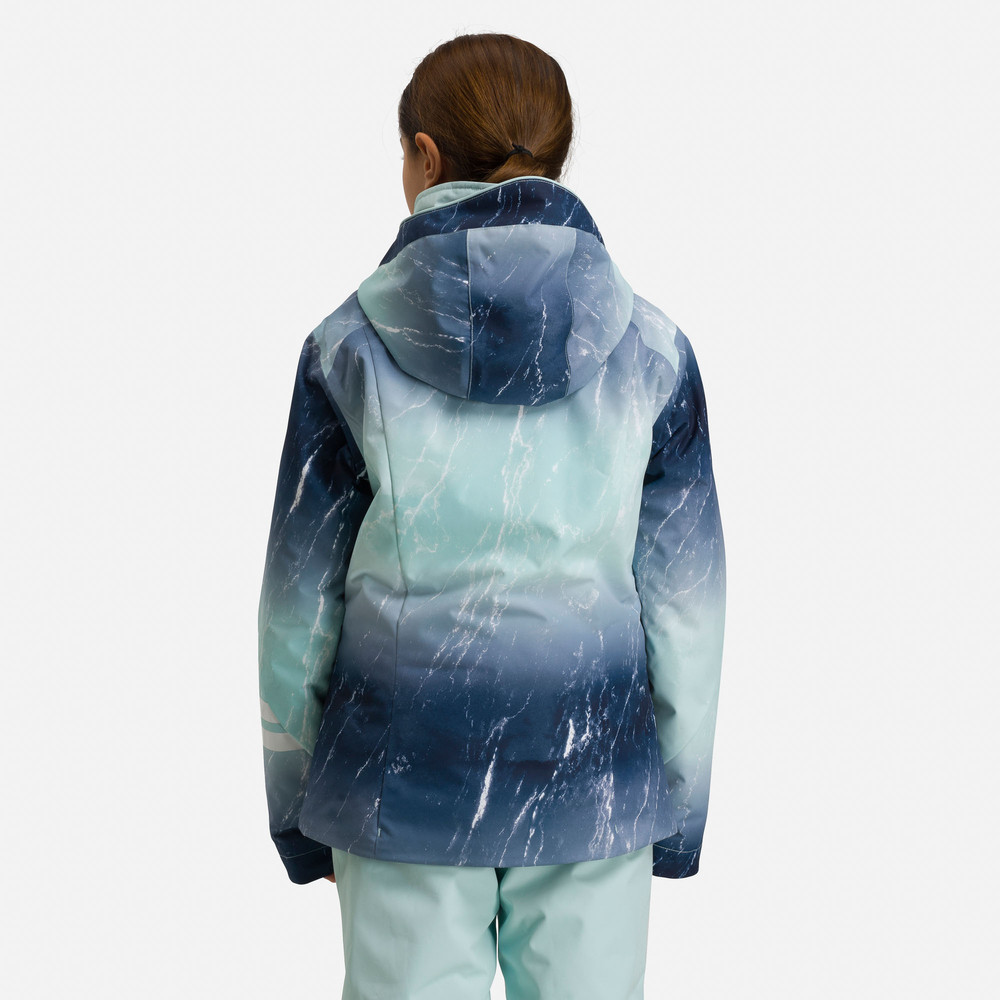 SKI JACKET GIRL FONCTION PR JKT AQUA MARBLE