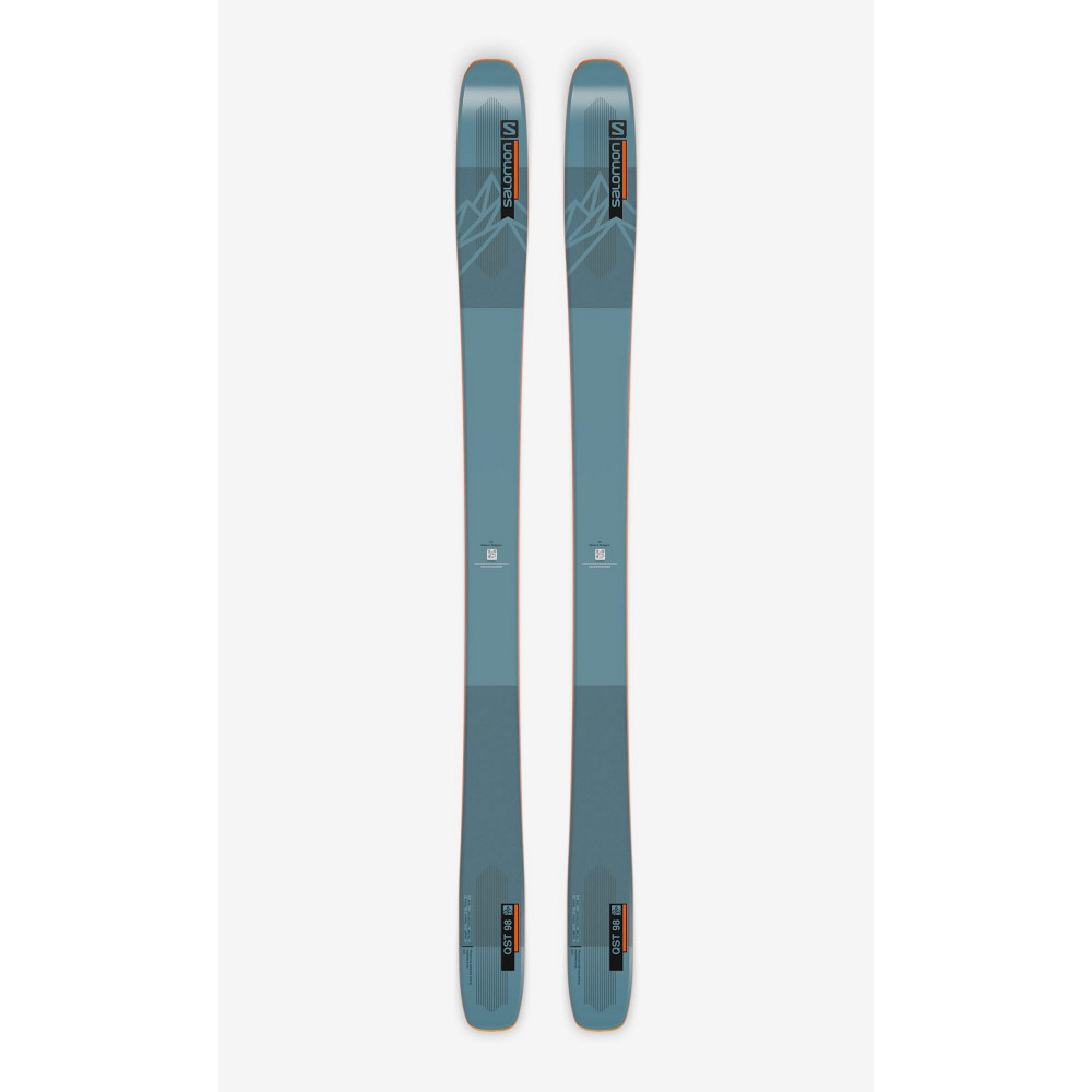 SKI QST 98 BLUE/ORANGE + BINDINGS MARKER ALPINIST 9 BLACK/TURQUOISE