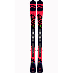 SKI HERO JR MULTI-EVENT + FIXATIONS  KID 4 GW B76 BLACK