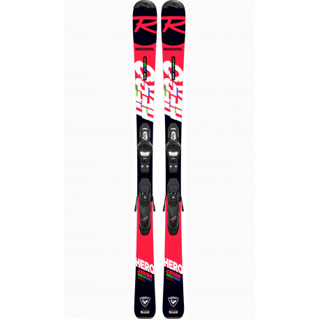 SKI HERO JR + BINDINGS KID 4 GW B76 BLACK