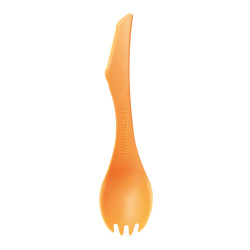 CUTLERY DELTA 2 EN 1 FORK/KNIFE ORANGE