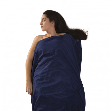 DRAP DE SAC SOIE COTON STANDARD NAVY BLUE