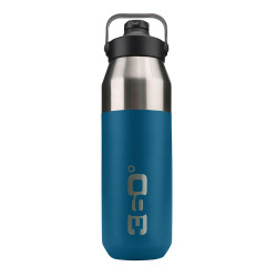 WIDE MOUTH INSULATED BOTTLE INS. SIPPER CAP 1L DENIM