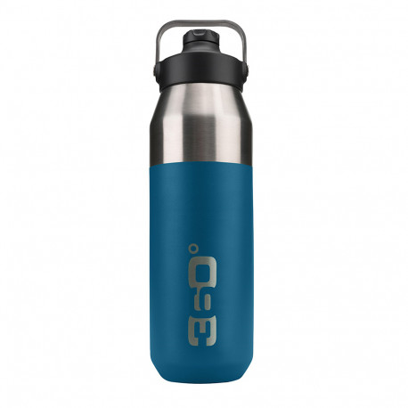 WIDE MOUTH INSULATED BOTTLE INS. SIPPER CAP 1L DENIM