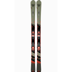ESQUÍ REACT 8 C.A.M. + FIJACIONES NX 12 K GW B80 BLK HOT RED