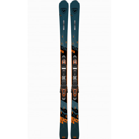 SKI REACT 6 CA + BINDINGS XPRESS 11 GW B83 BLACK ORANGE