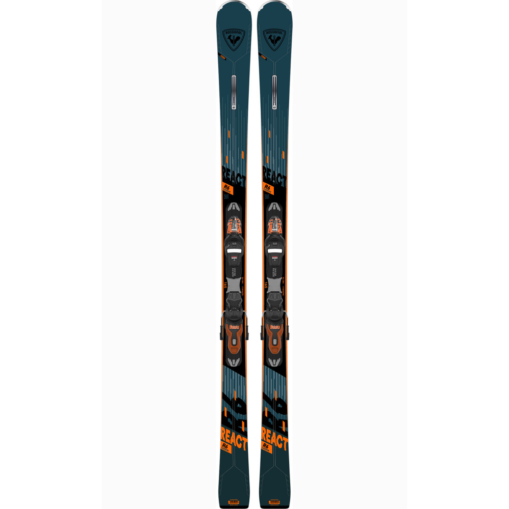 SKI REACT 6 CA + BINDINGS XPRESS 11 GW B83 BLACK ORANGE