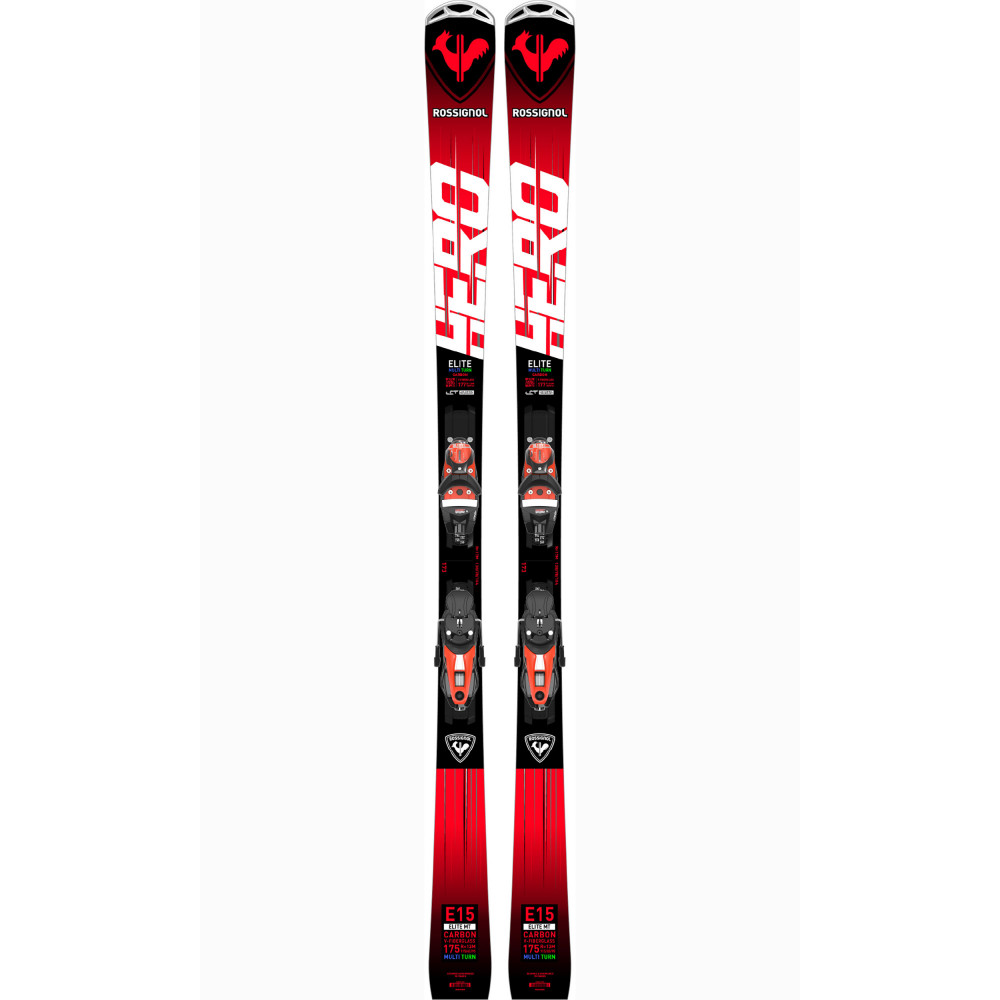 SCI HERO ELITE MT CA + ATTACCHI NX 12 K GW B80 BLK HOT RED