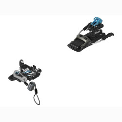 FIXATIONS DE SKI DE RANDO MTN PURE BLACK/BLUE + BRAKE G90 + LEASH