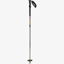 SKI POLES MTN CARBON S3 BLACK/YELLOW