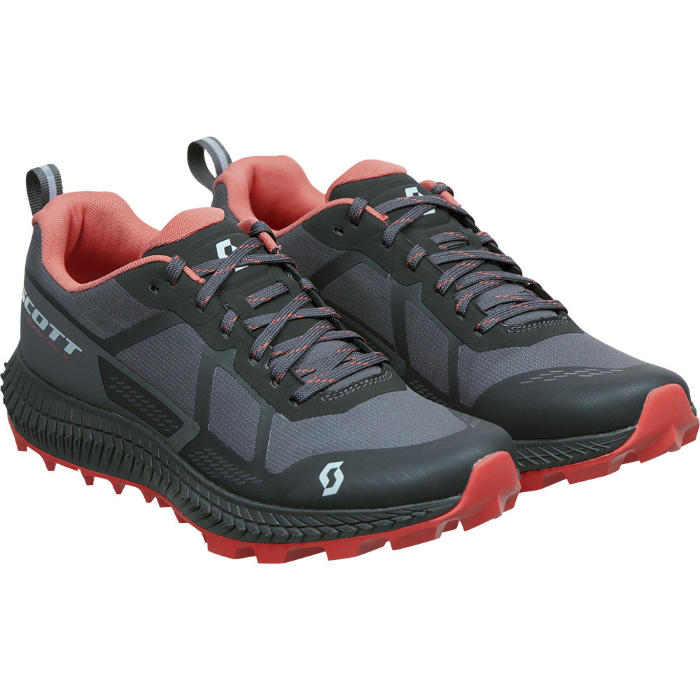 TRAIL SHOES W'S SUPERTRAC 3 BLACK/CORAL PINK