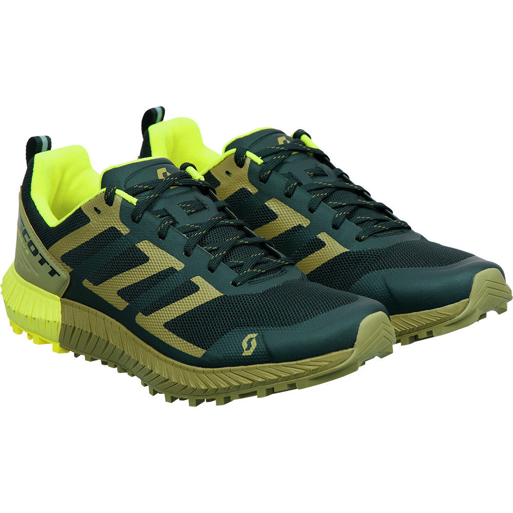 TRAIL SHOES KINABALU 2 MUD GREEN/YELLOW