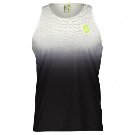 TANK TOP RC RUN WHITE/YELLOW