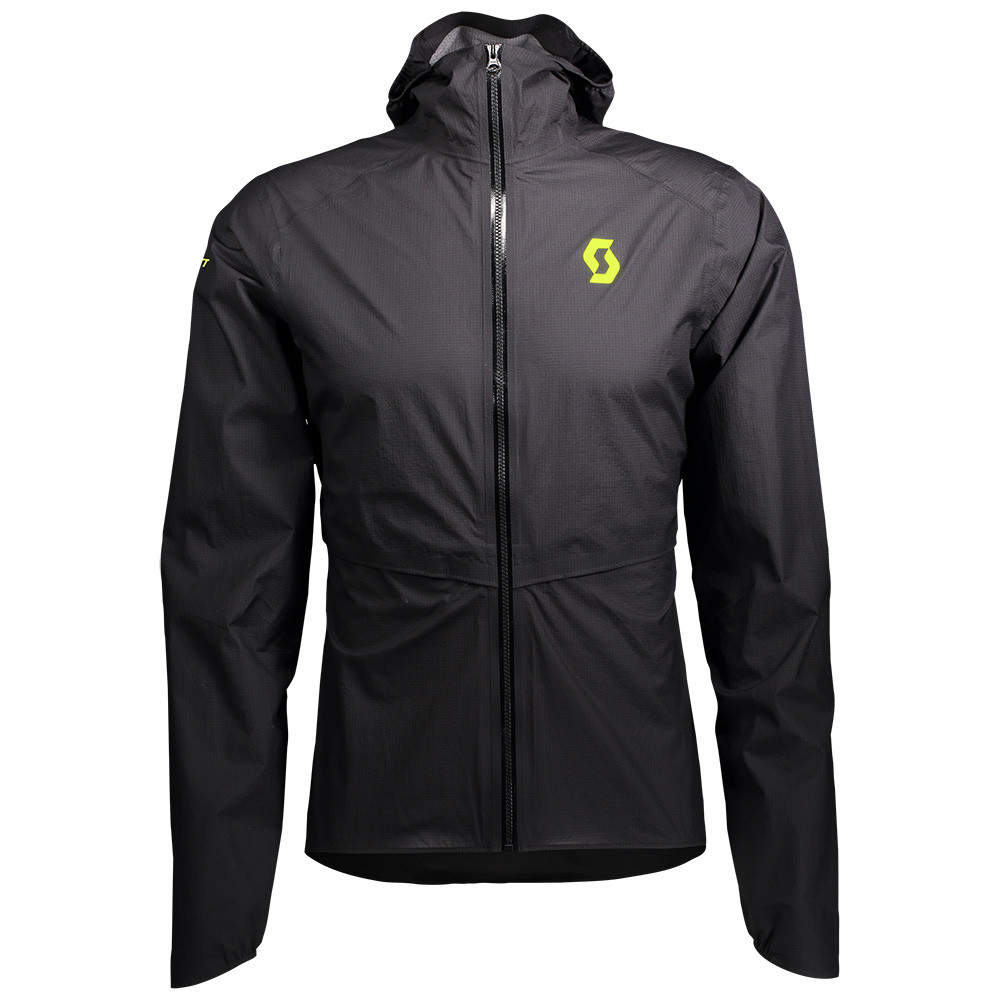 CHAQUETA RC RUN WP BLACK/YELLOW