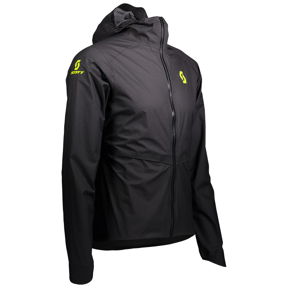 CHAQUETA RC RUN WP BLACK/YELLOW